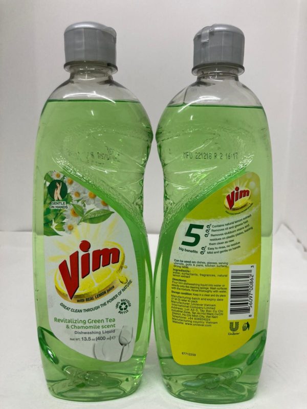 Vim DishWash Liquid 400 ml - Green Tea