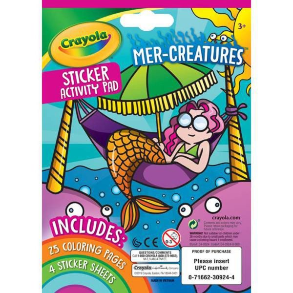 Crayola Mer-Creatures Sticker Activity Pad